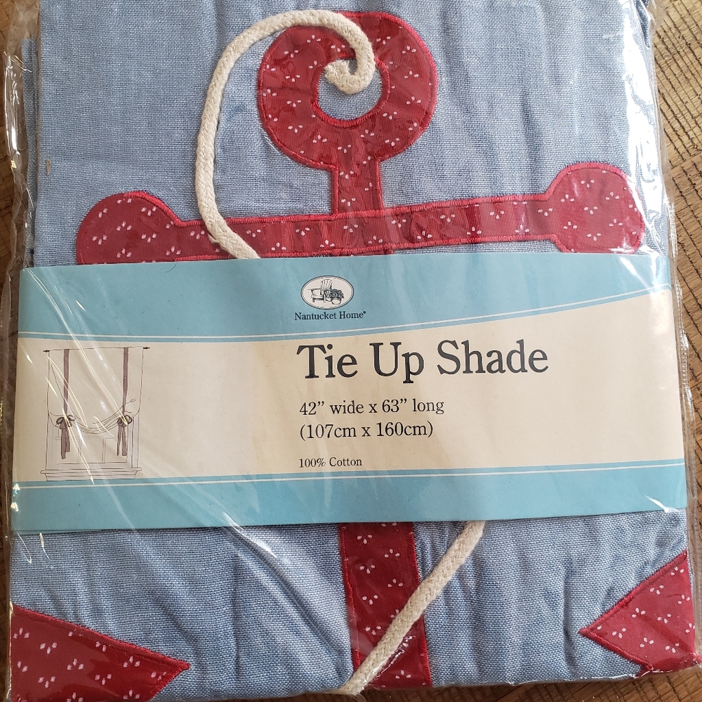 Tie Up Shade - Coastal Beach Home Decor